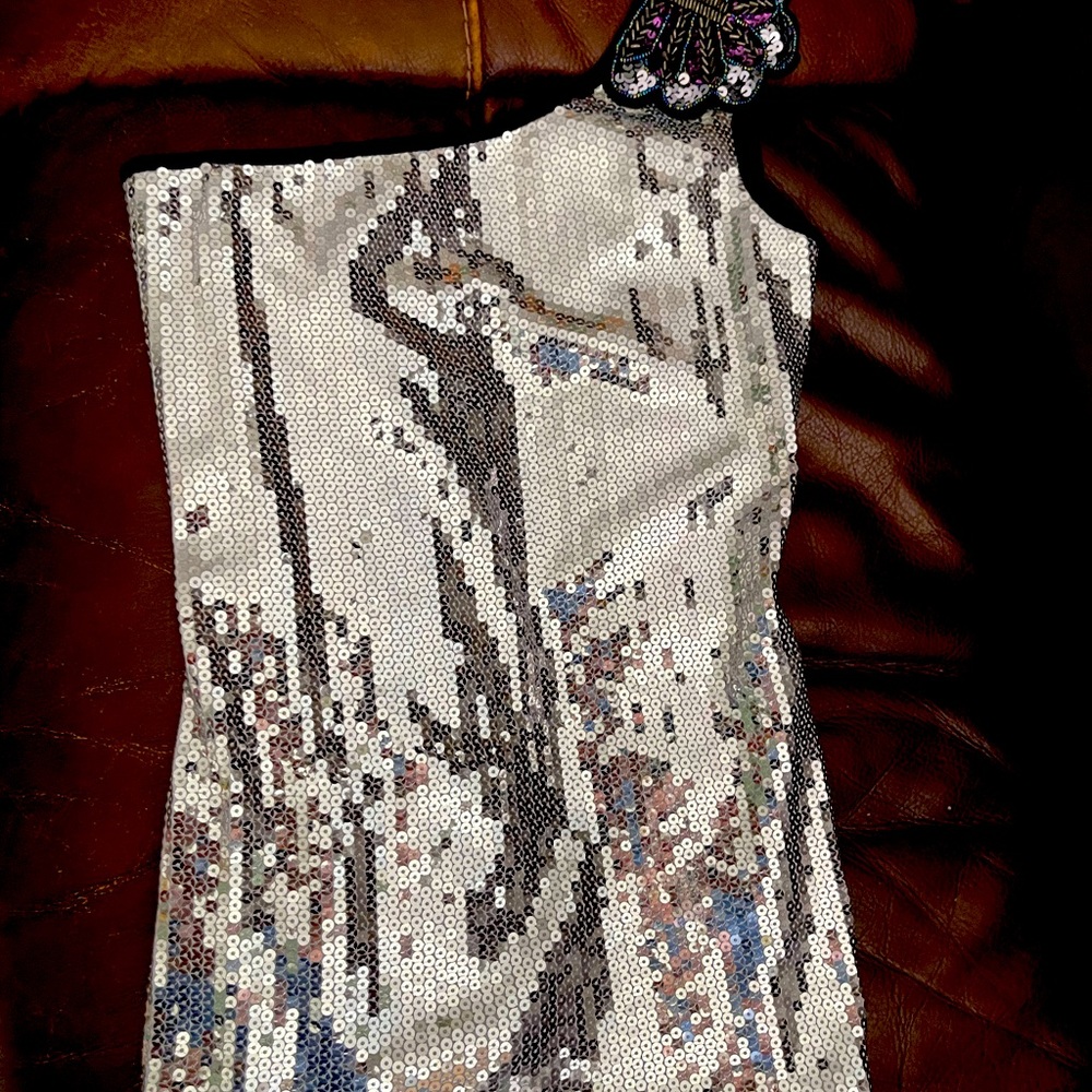 Size Small one shoulder fancy top.